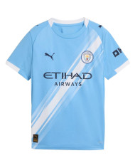 Koszulka dziecięca Puma MCFC HOME JERSEY JR TEAM 78034101 Niebieska - Sklep online Mastersport