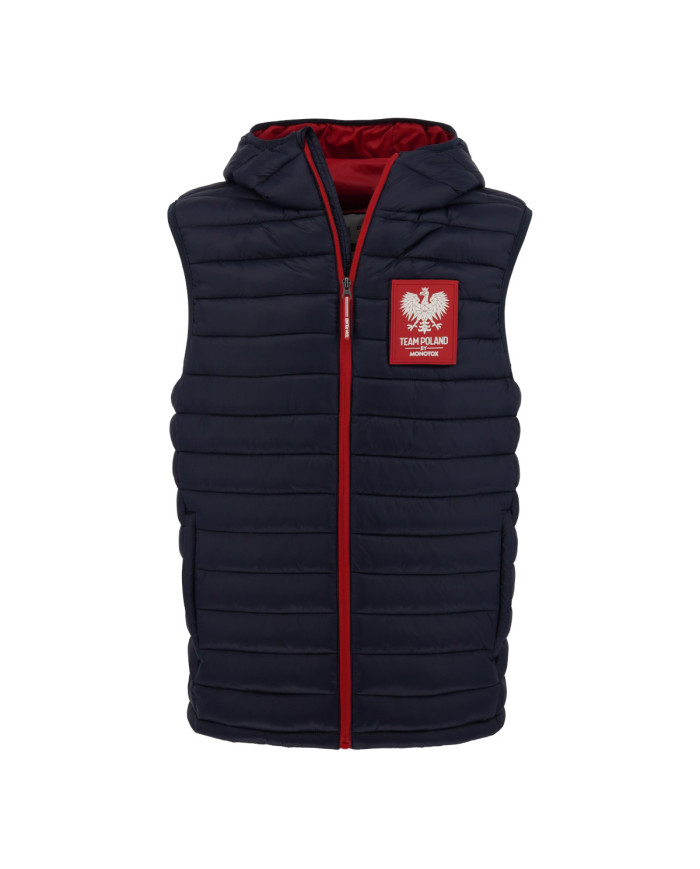 Kamizelka męska Monotox VEST INSULATOR NAVY / RED MX23084 Granatowa - Sklep online Mastersport