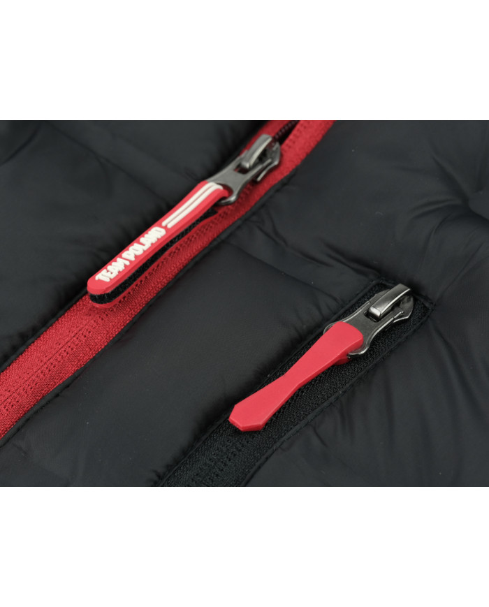 Kurtka męska Monotox HYBRIDO BLACK / RED MX23100 Czerwona - Sklep online Mastersport