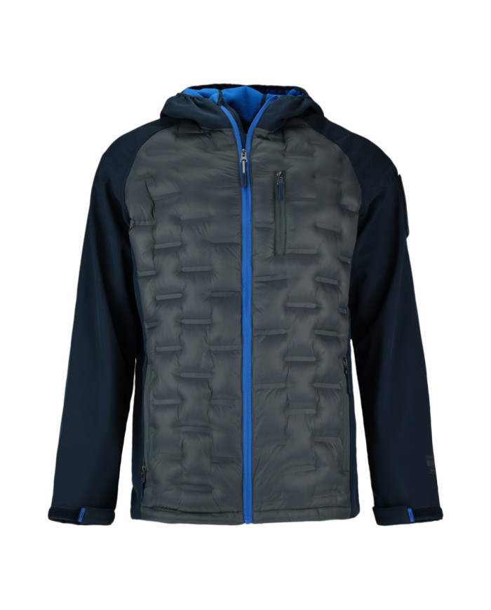 Kurtka męska Monotox HYBRIDO GRAPHITE BLACK / BLUE MX23102 Granatowa - Sklep online Mastersport