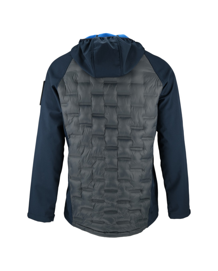 Kurtka męska Monotox HYBRIDO GRAPHITE BLACK / BLUE MX23102 Granatowa - Sklep online Mastersport