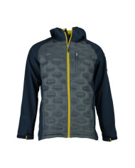 Kurtka męska Monotox HYBRIDO GRAPHITE BLACK / YELLOW MX23103 Szara - Sklep online Mastersport