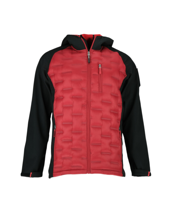 Kurtka męska Monotox HYBRIDO RED / BLACK / RED MX23105 Czerwona - Sklep online Mastersport