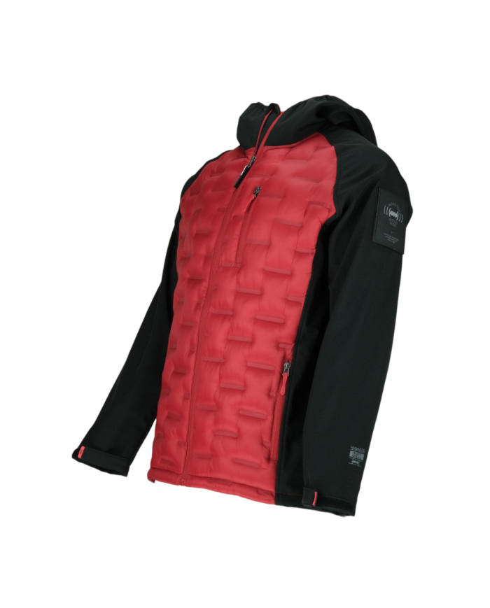 Kurtka męska Monotox HYBRIDO RED / BLACK / RED MX23105 Czerwona - Sklep online Mastersport