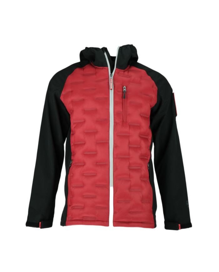 Kurtka męska Monotox HYBRIDO RED / BLACK / LIGHT MX23107 Wielokolorowa - Sklep online Mastersport
