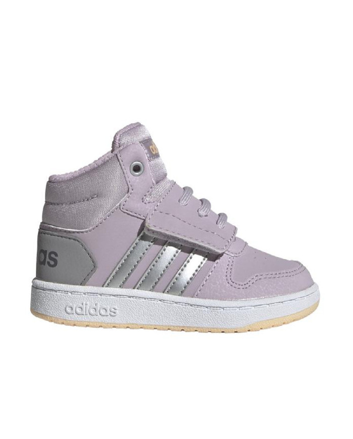Buty dziecięce adidas Core HOOPS MID 2.0 I EE9602 Różowe - Sklep online Mastersport
