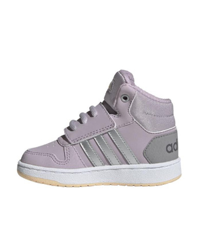 Buty dziecięce adidas Core HOOPS MID 2.0 I EE9602 Różowe - Sklep online Mastersport