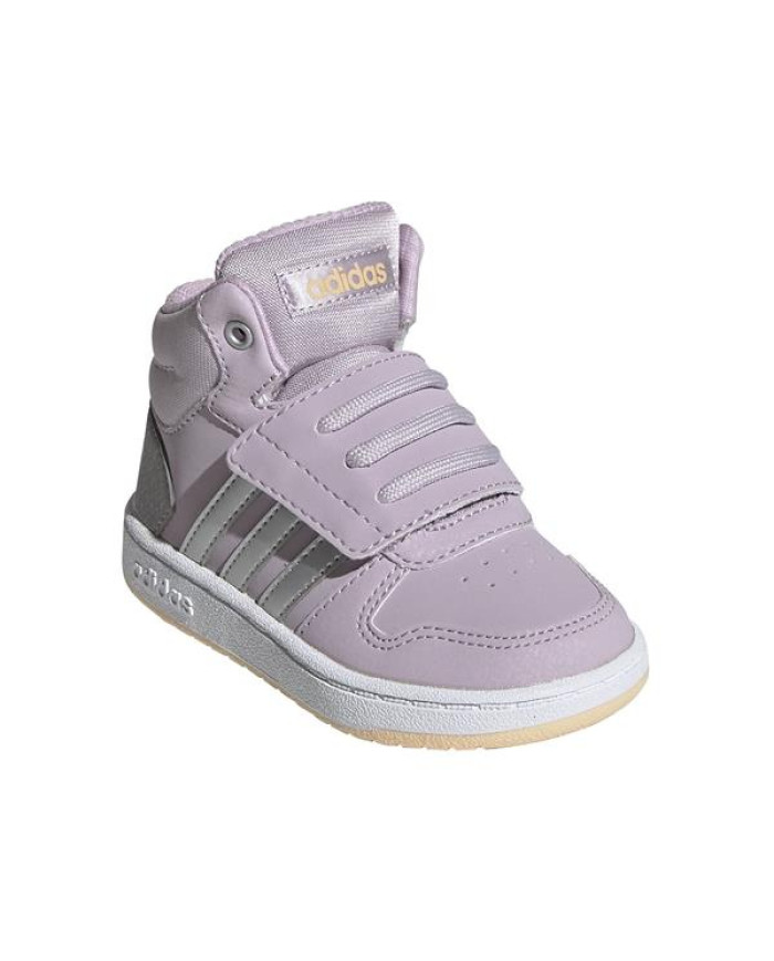 Buty dziecięce adidas Core HOOPS MID 2.0 I EE9602 Różowe - Sklep online Mastersport