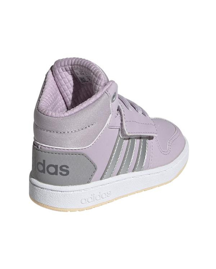 Buty dziecięce adidas Core HOOPS MID 2.0 I EE9602 Różowe - Sklep online Mastersport