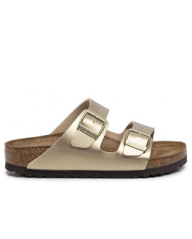 Klapki damskie Birkenstock ARIZONA BF NARROW 1016111 Złote - Sklep online Mastersport