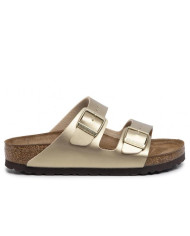 Klapki damskie Birkenstock ARIZONA BF NARROW 1016111 Złote - Sklep online Mastersport