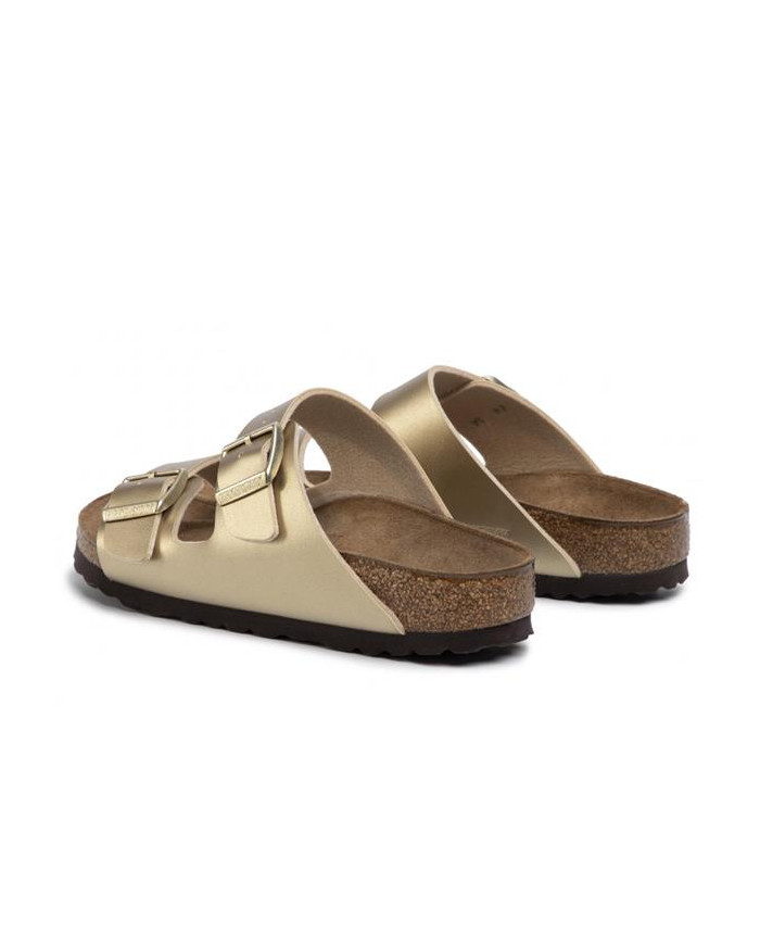 Klapki damskie Birkenstock ARIZONA BF NARROW 1016111 Złote - Sklep online Mastersport