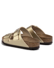 Klapki damskie Birkenstock ARIZONA BF NARROW 1016111 Złote - Sklep online Mastersport