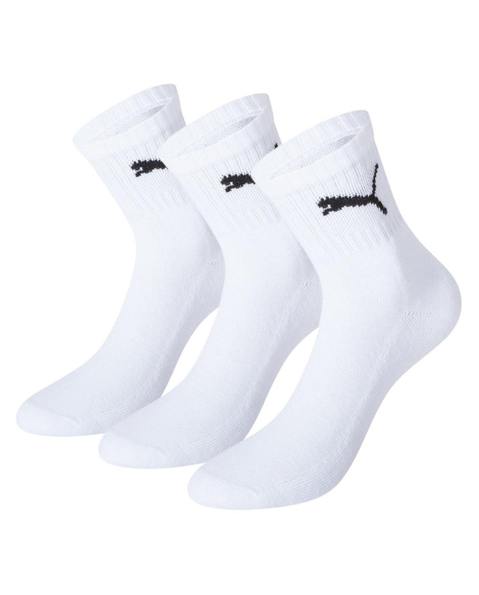 Skarpetki męskie Puma SHORT CREW 3P UNISEX 90611004 Białe - Sklep online Mastersport