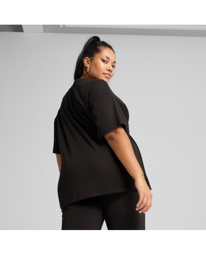 Koszulka damska Puma ESS RELAXED TEE 68497101 Czarna - Sklep online Mastersport