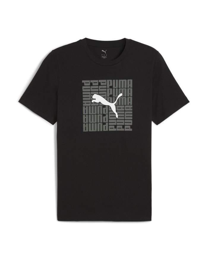 Koszulka męska Puma GRAPHIC BOX TEE 68803101 Czarna - Sklep online Mastersport