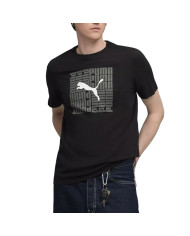 Koszulka męska Puma GRAPHIC BOX TEE 68803101 Czarna - Sklep online Mastersport