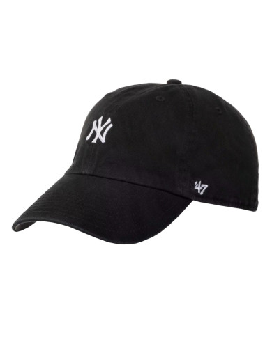 Czapka 47 Brand MLB New York Yankees BASE RUNNER '47 Clean Up B-BSRNR17GWS-BK Czarna - Sklep online Mastersport