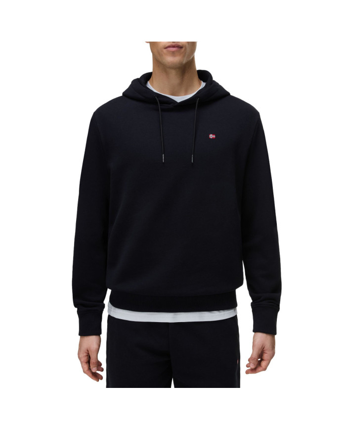 Bluza męska Napapijri BALIS H SUM BLACK NP0A4H8A041 Czarna - Sklep online Mastersport