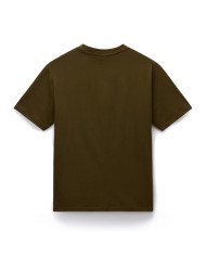 Koszulka męska Napapijri S-SMALL BOX SS DARK OLIVE NP0A88TRG3A Zielona - Sklep online Mastersport