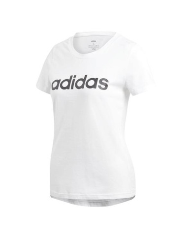 Koszulka damska adidas Performance W E LIN SLIM T DU0629 Biała - Sklep online Mastersport