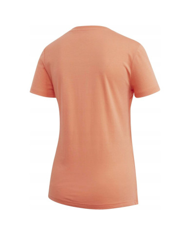 Koszulka damska adidas Performance W LINEAR TEE 1 EI4573 Pomarańczowa - Sklep online Mastersport