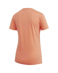 Koszulka damska adidas Performance W LINEAR TEE 1 EI4573 Pomarańczowa - Sklep online Mastersport
