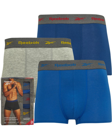 Bielizna męska Reebok SPORTS TRUNKS JEROEN 150123PKA Niebieska - Sklep online Mastersport