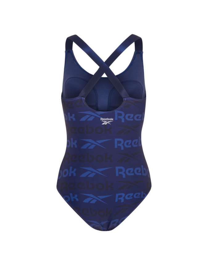 Strój kąpielowy damskie Reebok RBK SWIMSUIT JANE 74077NV Granatowe - Sklep online Mastersport