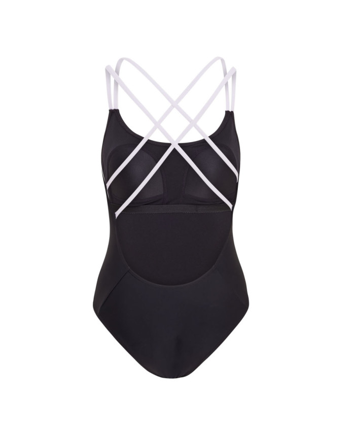 Strój kąpielowy damskie Reebok RBK SWIMSUIT ASTRA 74083BK Czarne - Sklep online Mastersport
