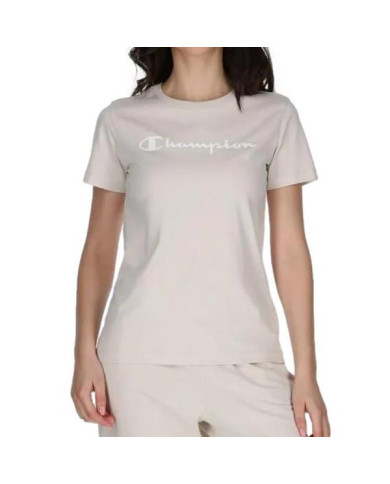 Koszulka damska Champion CREWNECK T-SHIRT 114911MS014 Różowa - Sklep online Mastersport