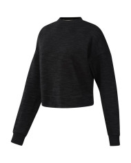 Bluza damska Reebok TE MARBLE CREW DU4912 Czarna - Sklep online Mastersport