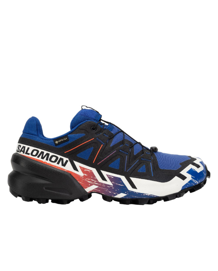 Buty męskie Salomon SPEEDCROSS 6 GTX EQUIPE L47982800 Niebieskie - Sklep online Mastersport