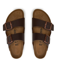 Klapki damskie Birkenstock ARIZONA BF NARROW 0051703 Brązowe - Sklep online Mastersport