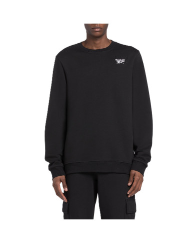 Bluza męska Reebok IDENTITY SMALL LOGO FLEECE CREW 100202864 Czarna - Sklep online Mastersport