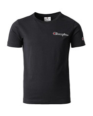 Koszulka dziecięca Champion CREWNECK T-SHIRT 305955KK001 Czarna - Sklep online Mastersport