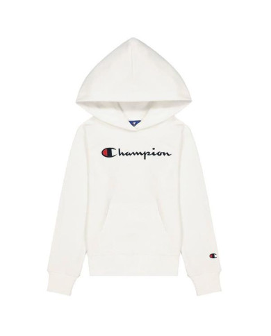 Bluza dziecięca Champion HOODED SWEATSHIRT 404330WW001 Biała - Sklep online Mastersport
