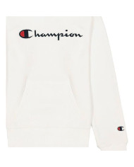 Bluza dziecięca Champion HOODED SWEATSHIRT 404330WW001 Biała - Sklep online Mastersport