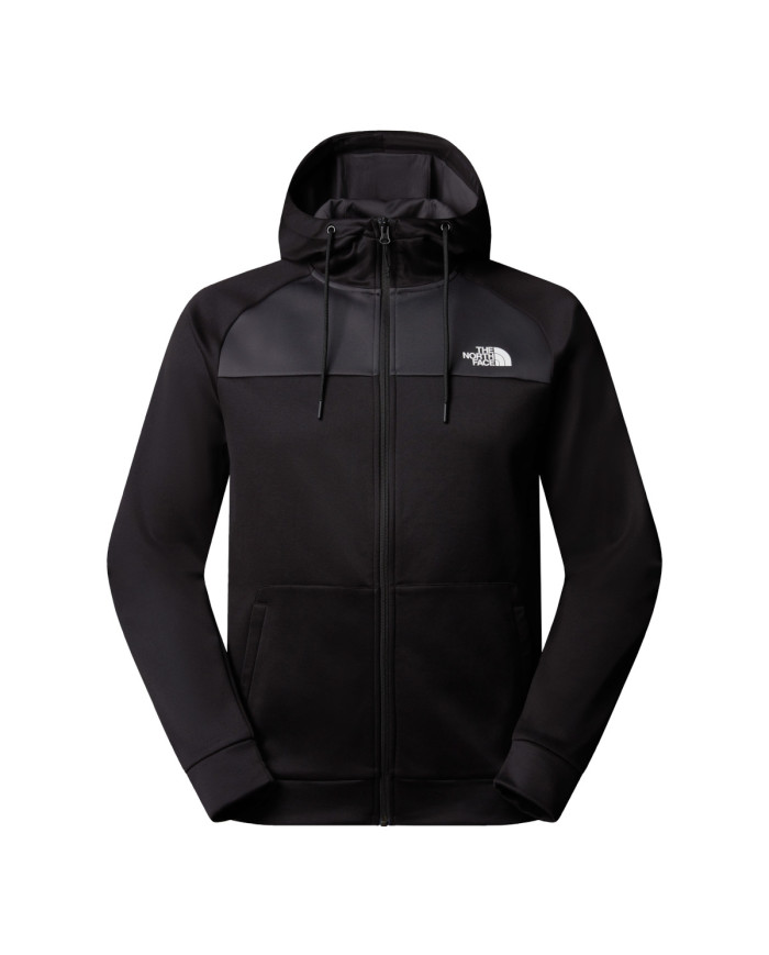 Bluza męska The North Face M REAXION FLEECE F/Z HOOD NF0A8CNPKT0 Czarna - Sklep online Mastersport