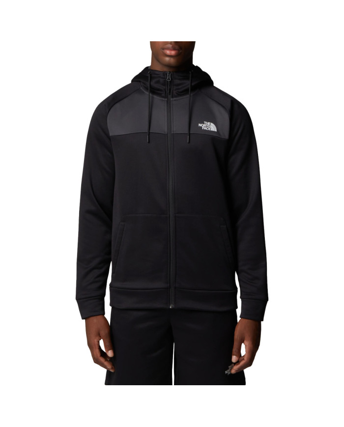 Bluza męska The North Face M REAXION FLEECE F/Z HOOD NF0A8CNPKT0 Czarna - Sklep online Mastersport