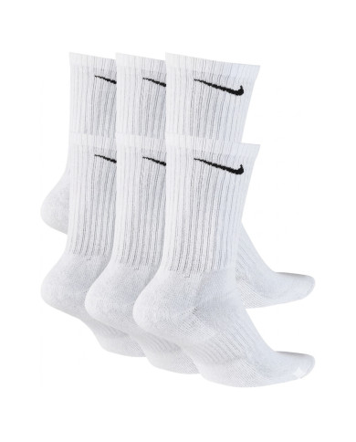 Skarpetki męskie Nike EVERYDAY LONG CUSH 6PACK SX7666100 Białe - Sklep online Mastersport