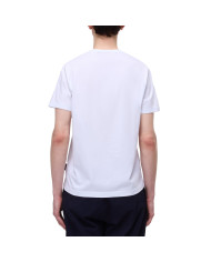 Koszulka męska Napapijri S-KASBA BRIGHTWHITE NP0A4HQQ002 Biała - Sklep online Mastersport