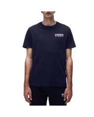 Koszulka męska Napapijri S-KASBA BLU MARINE NP0A4HQQ176 Granatowa - Sklep online Mastersport