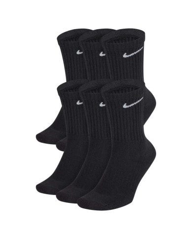 Skarpetki męskie Nike EVERYDAY LONG CUSH 6PACK SX7666010 Czarne - Sklep online Mastersport