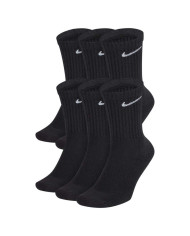 Skarpetki męskie Nike EVERYDAY LONG CUSH 6PACK SX7666010 Czarne - Sklep online Mastersport
