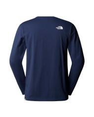 Koszulka męska The North Face M L/S SIMPLE DOME TEE NF0A87QN8K2 Niebieska - Sklep online Mastersport