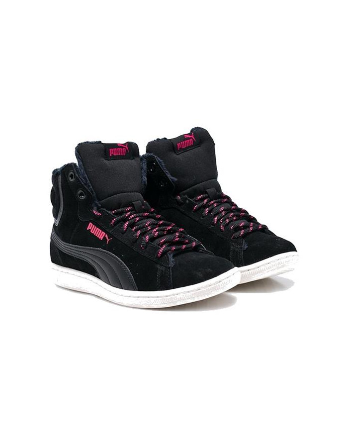 Buty damskie Puma VIKKY MID CORDUROY 36372902 Czarne - Sklep online Mastersport