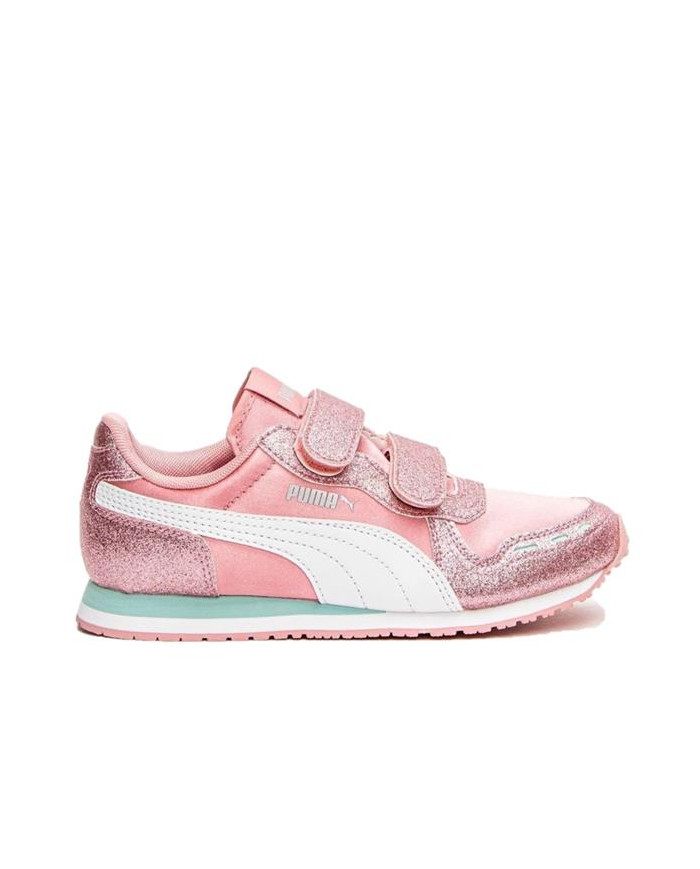 Buty dziecięce Puma CABANA RACER GLITZ V INF 37098609 Różowe - Sklep online Mastersport