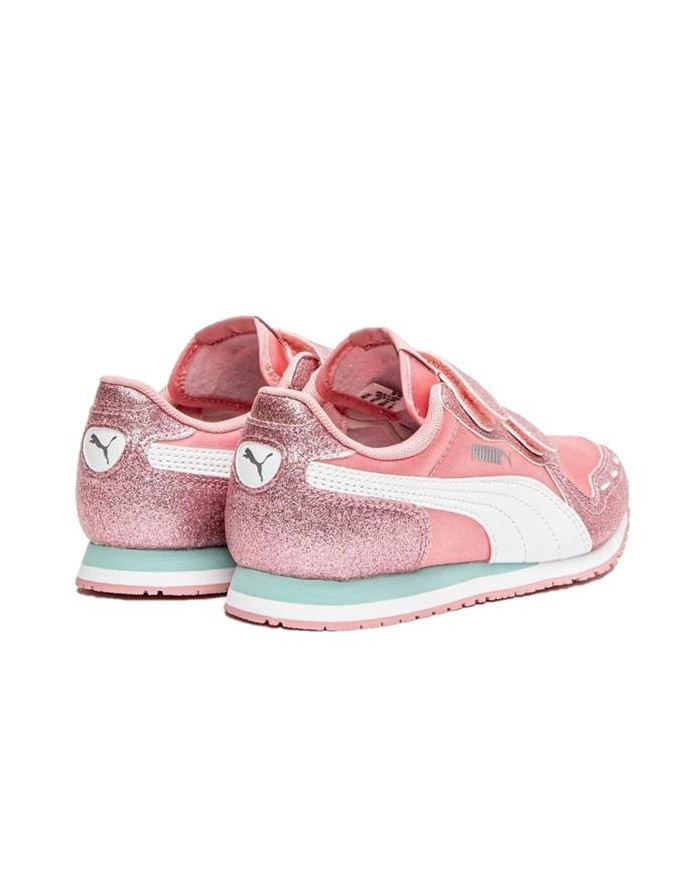 Buty dziecięce Puma CABANA RACER GLITZ V INF 37098609 Różowe - Sklep online Mastersport