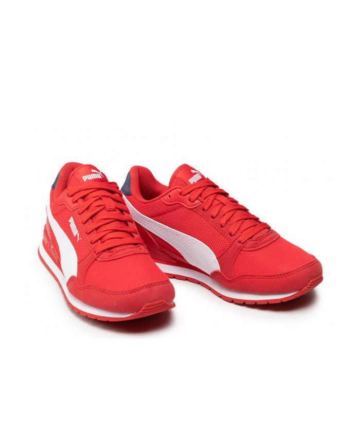 Buty dziecięce Puma ST RUNNER V4 MESH JR 38551004 Czerwone - Sklep online Mastersport
